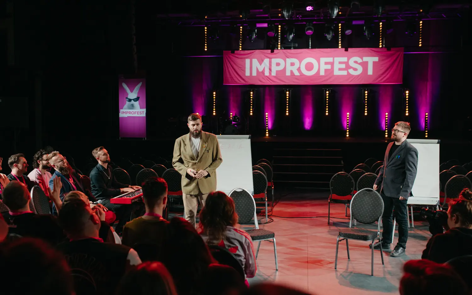 Improfest Kraków stage and audience